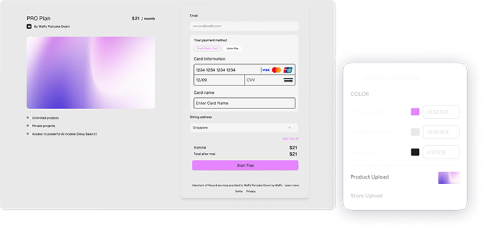 Checkout Purple Theme